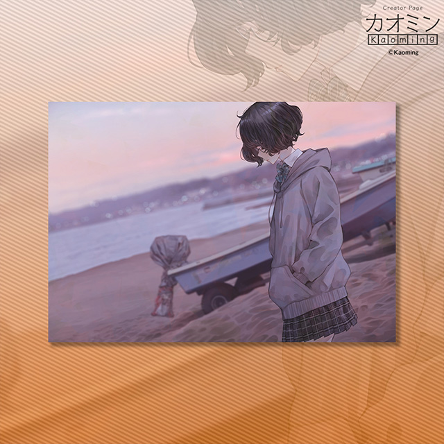 キャンバスアート 「三浦海岸」（P3）
